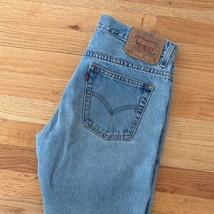 Levi's 505 women’s Light Blue Straight Jeans